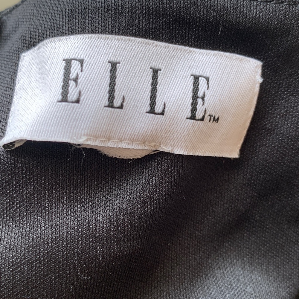 Elle Black Dress with Small White Polka Dots - Picture 5 of 5